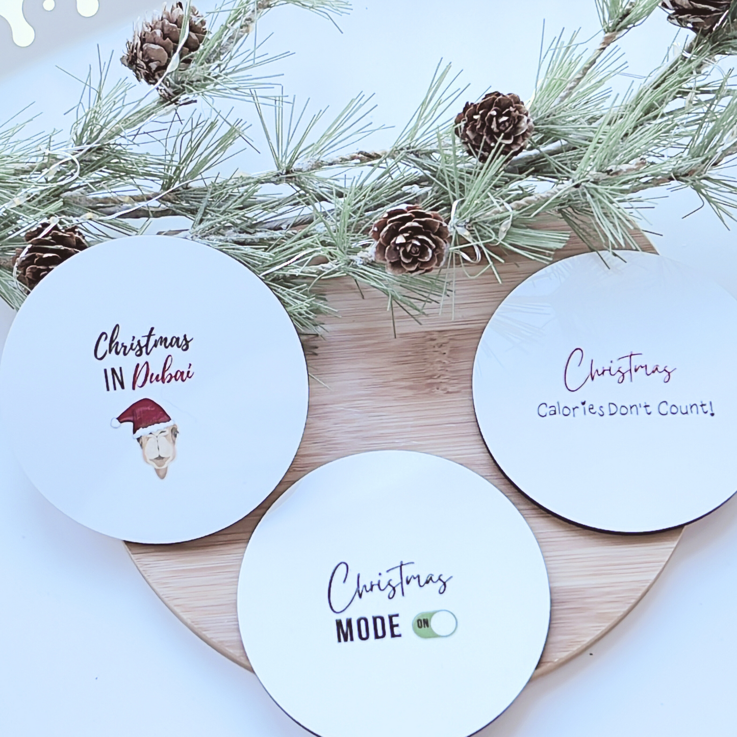 Coasters | Christmas in Dubai!, Christmas calories don't count!, Christmas mode on!