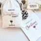 Personalised Cotton Gift Bag | Christmas Party | Gift Favour