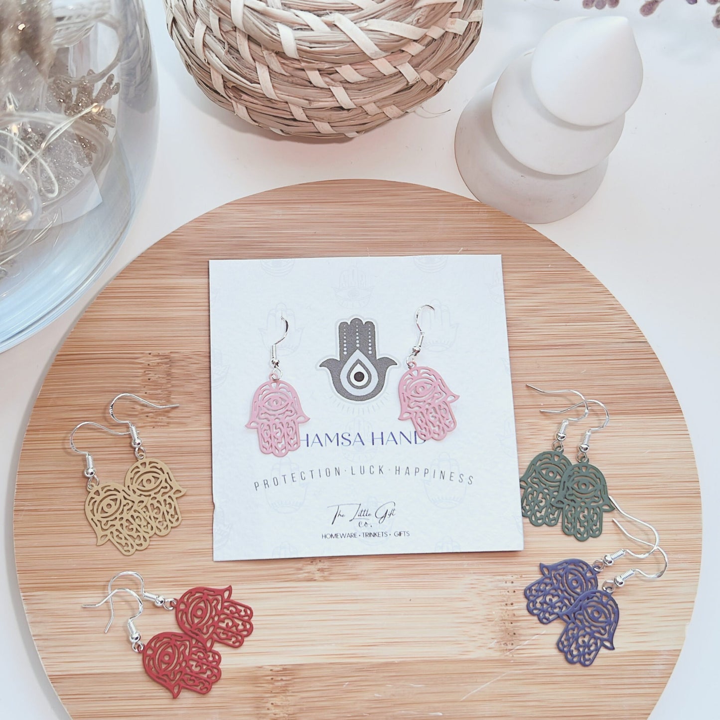 Hamsa Hand earrings