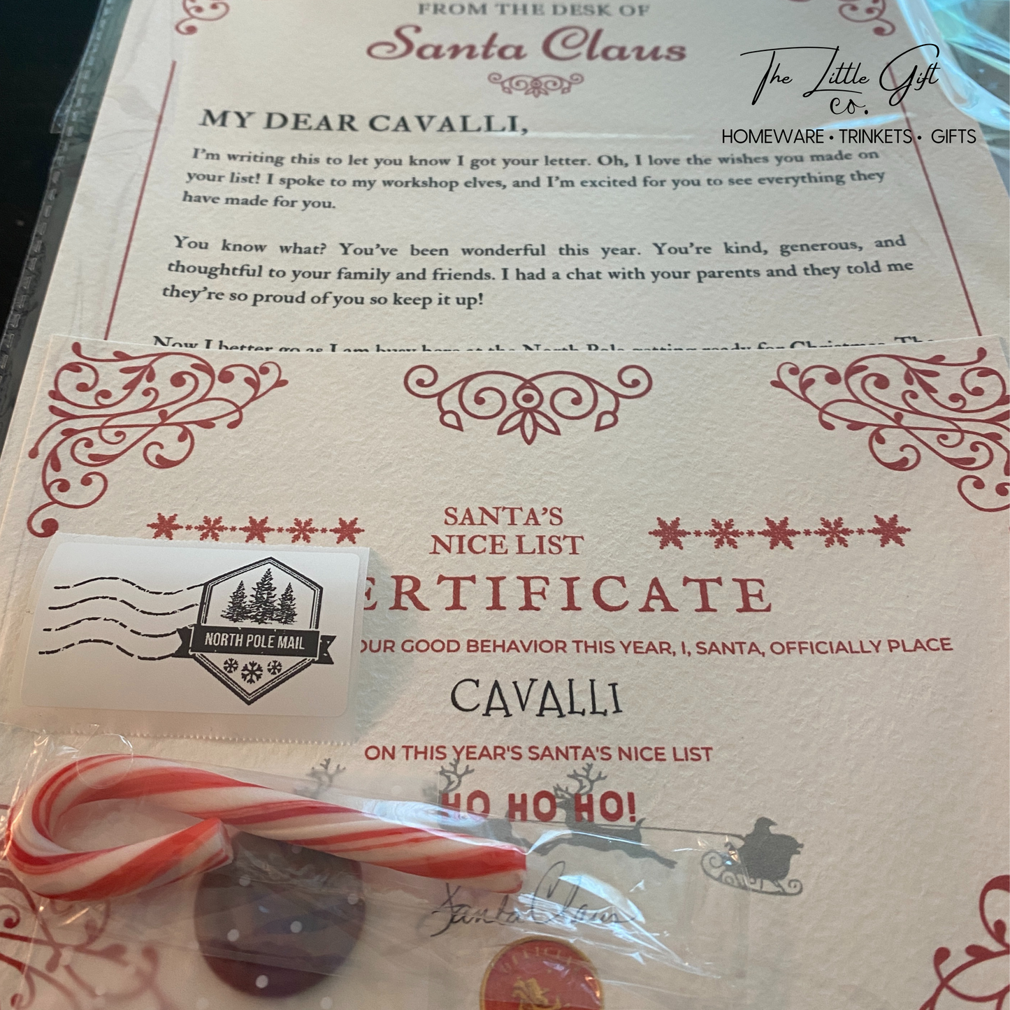 Letter from Santa Set